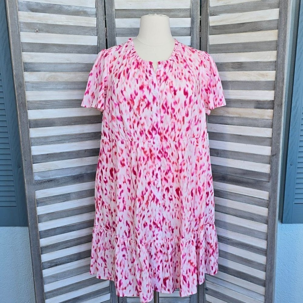 Ruffle Button Front Dress | 89th & Madison | 2X